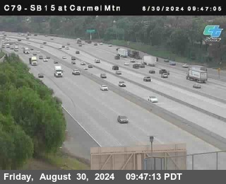 NB 15 at Carmel Mountain Rd.