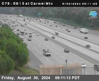 NB 15 at Carmel Mountain Rd.