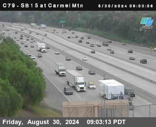 NB 15 at Carmel Mountain Rd.