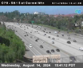 NB 15 at Carmel Mountain Rd.