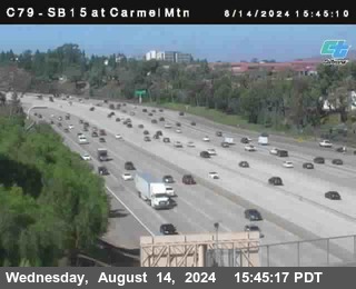 NB 15 at Carmel Mountain Rd.