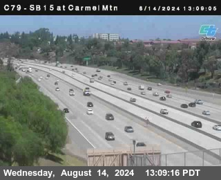 NB 15 at Carmel Mountain Rd.