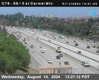 NB 15 at Carmel Mountain Rd.