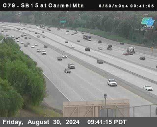 NB 15 at Carmel Mountain Rd.