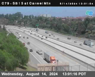 NB 15 at Carmel Mountain Rd.