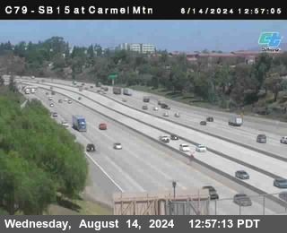 NB 15 at Carmel Mountain Rd.