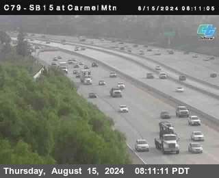 NB 15 at Carmel Mountain Rd.