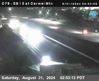 NB 15 at Carmel Mountain Rd.