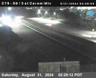 NB 15 at Carmel Mountain Rd.