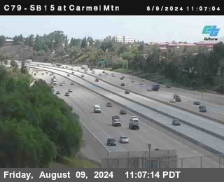 NB 15 at Carmel Mountain Rd.