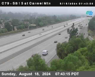 NB 15 at Carmel Mountain Rd.