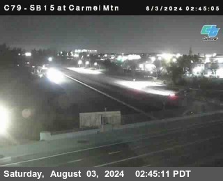 NB 15 at Carmel Mountain Rd.