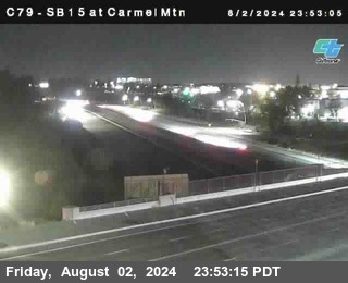 NB 15 at Carmel Mountain Rd.