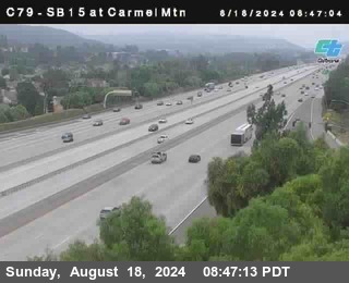 NB 15 at Carmel Mountain Rd.