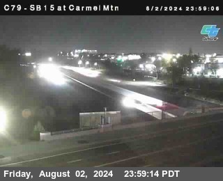 NB 15 at Carmel Mountain Rd.