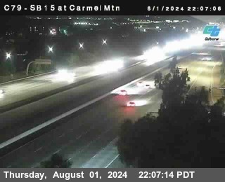 NB 15 at Carmel Mountain Rd.