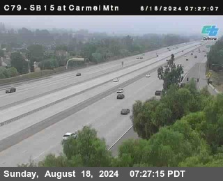 NB 15 at Carmel Mountain Rd.