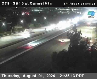 NB 15 at Carmel Mountain Rd.