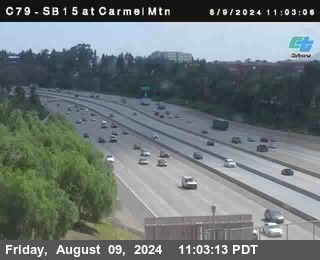 NB 15 at Carmel Mountain Rd.