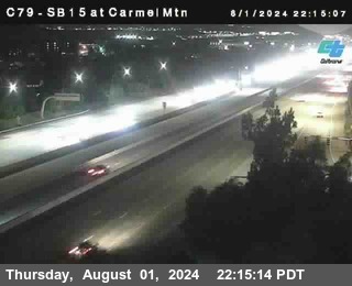 NB 15 at Carmel Mountain Rd.