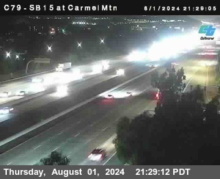 NB 15 at Carmel Mountain Rd.