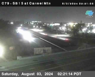 NB 15 at Carmel Mountain Rd.