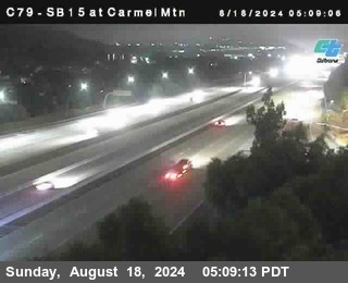 NB 15 at Carmel Mountain Rd.