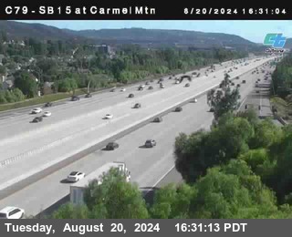 NB 15 at Carmel Mountain Rd.