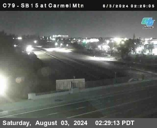 NB 15 at Carmel Mountain Rd.