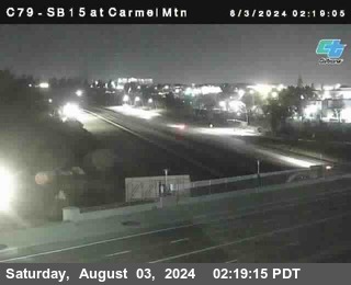 NB 15 at Carmel Mountain Rd.