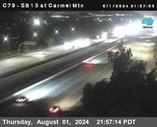 NB 15 at Carmel Mountain Rd.