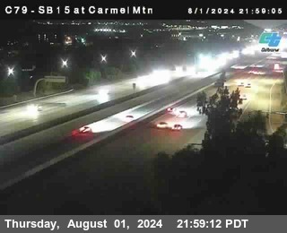 NB 15 at Carmel Mountain Rd.