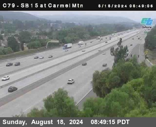 NB 15 at Carmel Mountain Rd.