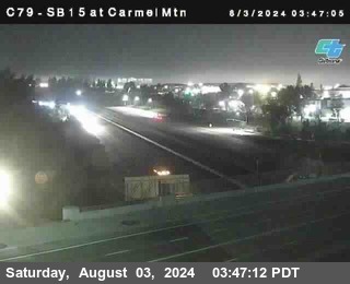 NB 15 at Carmel Mountain Rd.