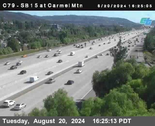 NB 15 at Carmel Mountain Rd.