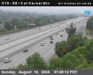 NB 15 at Carmel Mountain Rd.