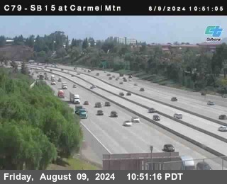 NB 15 at Carmel Mountain Rd.