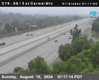 NB 15 at Carmel Mountain Rd.