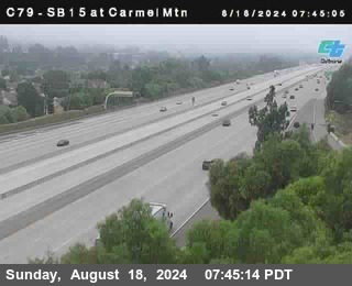 NB 15 at Carmel Mountain Rd.