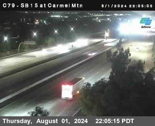 NB 15 at Carmel Mountain Rd.