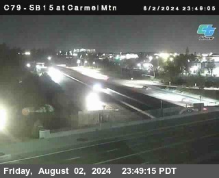 NB 15 at Carmel Mountain Rd.