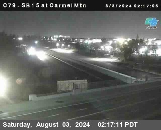 NB 15 at Carmel Mountain Rd.