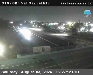 NB 15 at Carmel Mountain Rd.