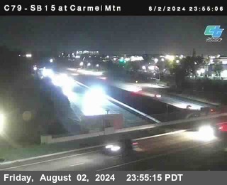 NB 15 at Carmel Mountain Rd.