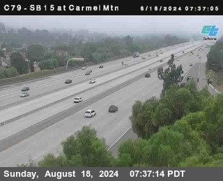 NB 15 at Carmel Mountain Rd.