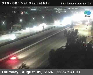 NB 15 at Carmel Mountain Rd.