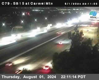 NB 15 at Carmel Mountain Rd.