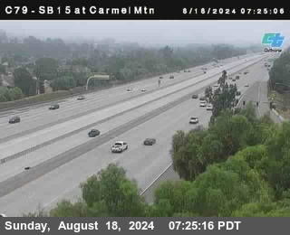 NB 15 at Carmel Mountain Rd.