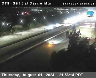 NB 15 at Carmel Mountain Rd.