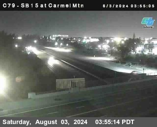 NB 15 at Carmel Mountain Rd.